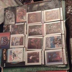 Superbowl Football Cards Lot